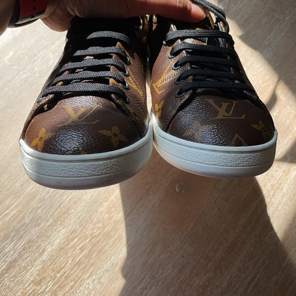 Louis Vuitton Frontrow Logo Sneakers Size 38 - Picture 12 of 16